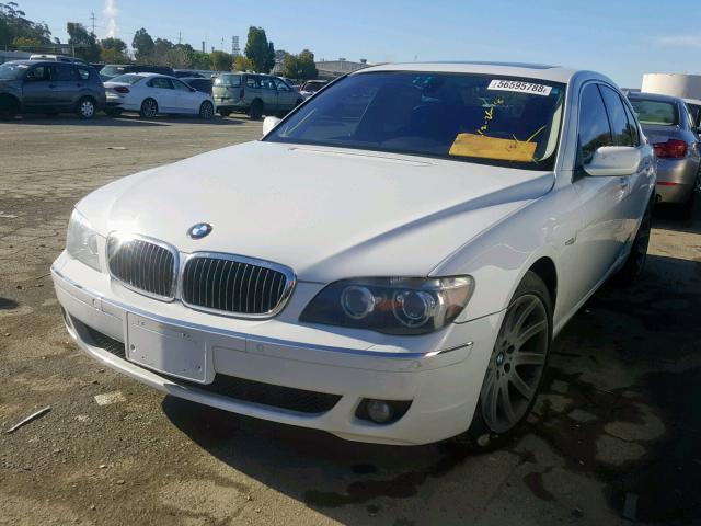 WBAHL83516DT06462 - 2006 BMW 750 I WHITE photo 2