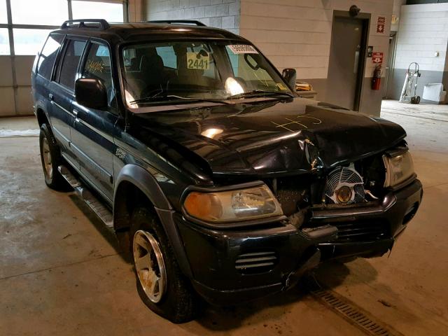 JA4MT21H73J007108 - 2003 MITSUBISHI MONTERO SP BLACK photo 1