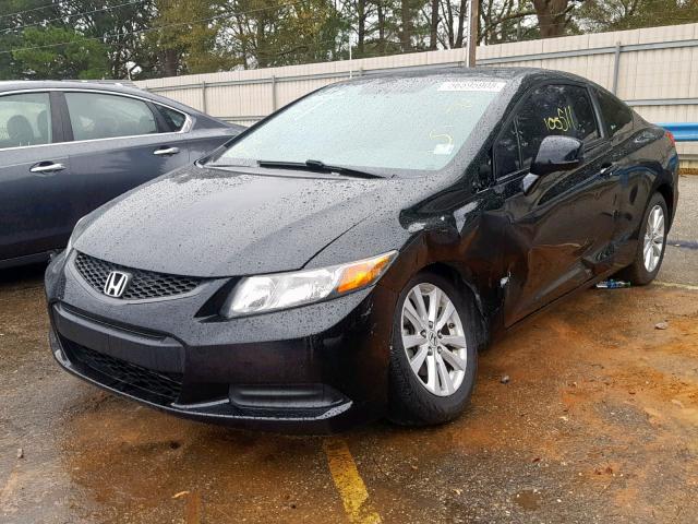 2HGFG3B16CH536269 - 2012 HONDA CIVIC EXL BLACK photo 2