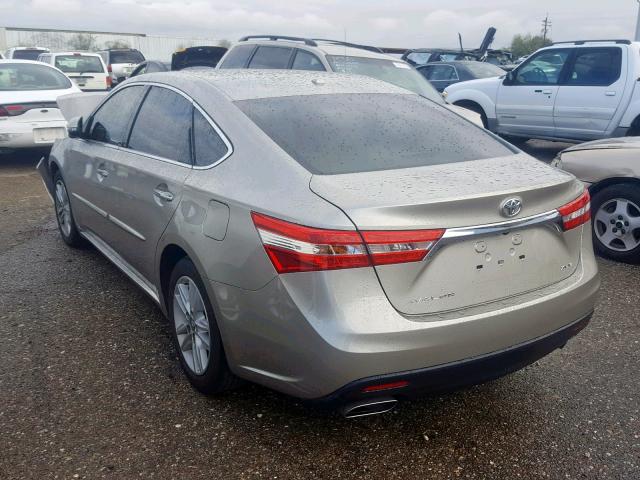 4T1BK1EBXFU163870 - 2015 TOYOTA AVALON XLE BEIGE photo 3