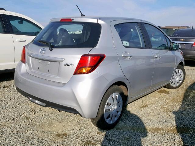 VNKKTUD30HA081218 - 2017 TOYOTA YARIS L SILVER photo 4