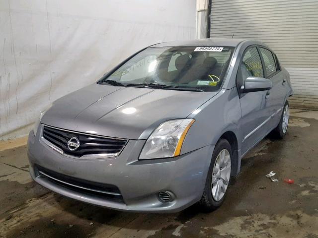 3N1AB6AP3CL699406 - 2012 NISSAN SENTRA 2.0 GRAY photo 2