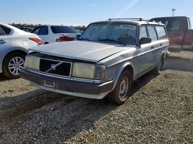 YV1AX8856J1788464 - 1988 VOLVO 245 DL SILVER photo 2