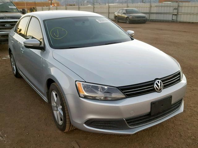 3VWLL7AJ6DM413187 - 2013 VOLKSWAGEN JETTA TDI SILVER photo 1