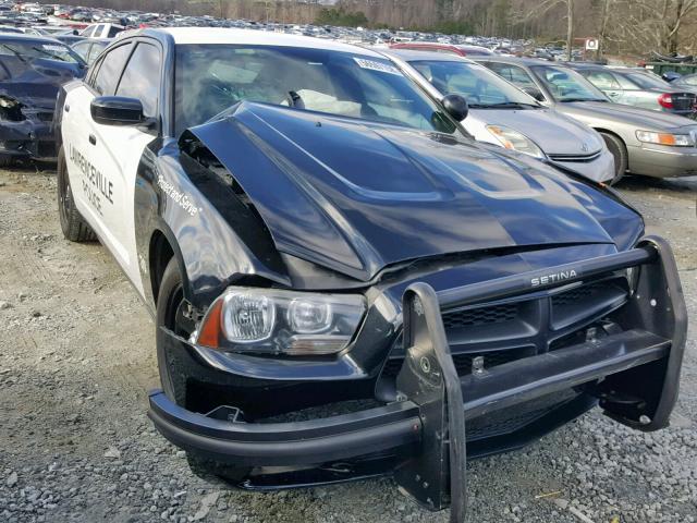 2C3CDXAT2EH348294 - 2014 DODGE CHARGER PO BLACK photo 1