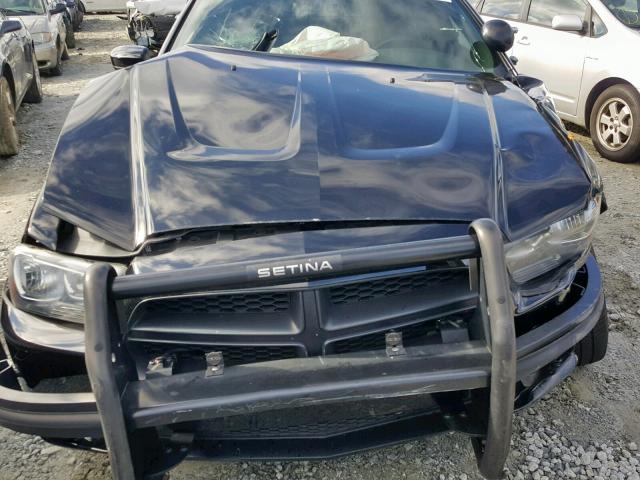 2C3CDXAT2EH348294 - 2014 DODGE CHARGER PO BLACK photo 7