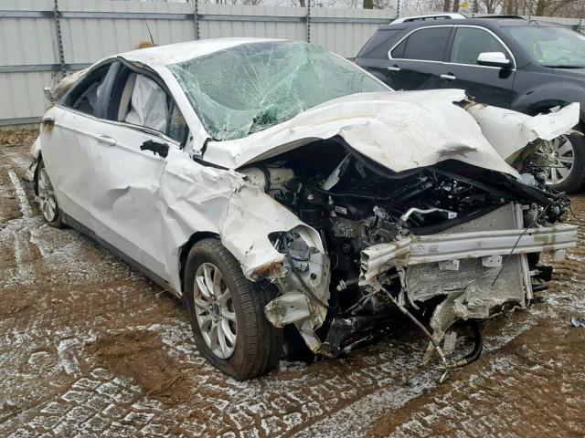 3FA6P0G70GR376934 - 2016 FORD FUSION S WHITE photo 1