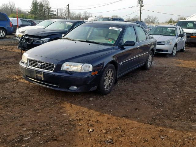 YV1TS592551413214 - 2005 VOLVO S80 2.5T PURPLE photo 2