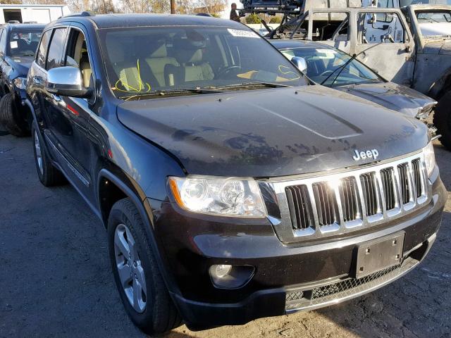 1C4RJEBG5CC276379 - 2012 JEEP GRAND CHER BLACK photo 1