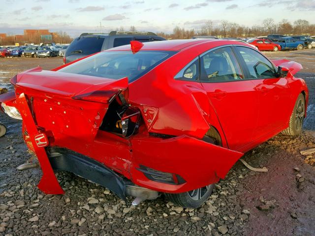 2HGFC1F77HH642493 - 2017 HONDA CIVIC EXL RED photo 4