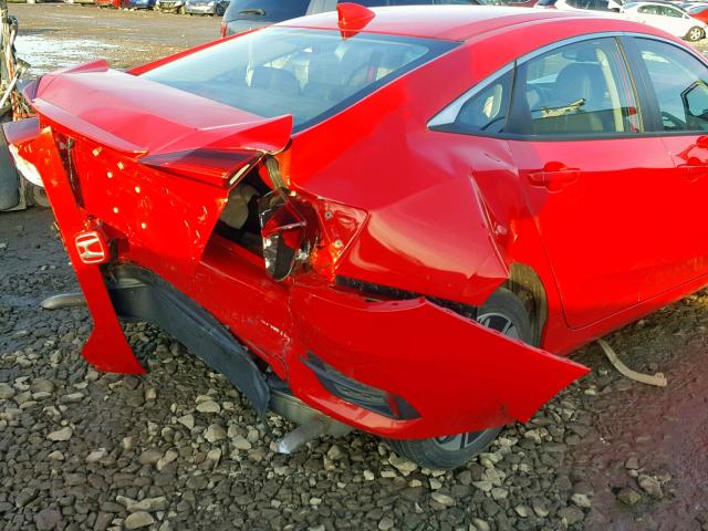 2HGFC1F77HH642493 - 2017 HONDA CIVIC EXL RED photo 9