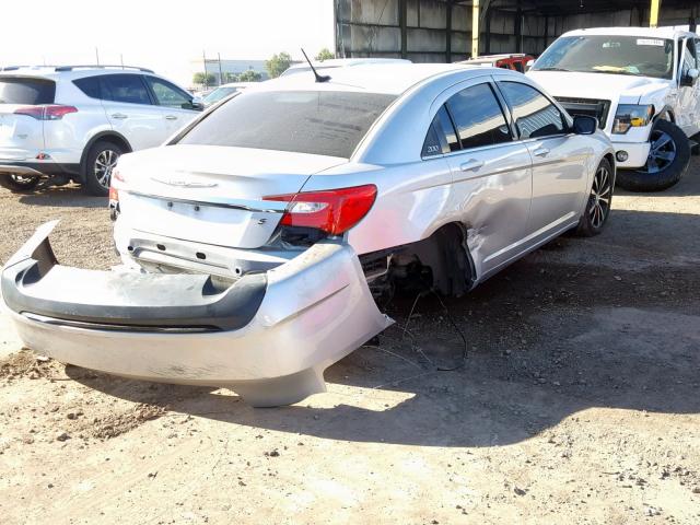 1C3CCBBG3CN249950 - 2012 CHRYSLER 200 TOURIN SILVER photo 4