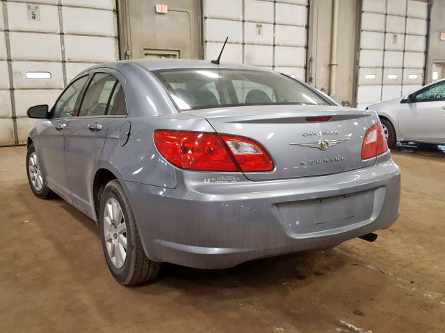 1C3LC46B69N505985 - 2009 CHRYSLER SEBRING LX SILVER photo 3