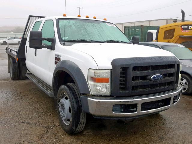 1FDAW56R38EA94729 - 2008 FORD F550 SUPER WHITE photo 1