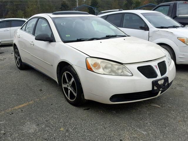 1G2ZH58N874185774 - 2007 PONTIAC G6 GT WHITE photo 1