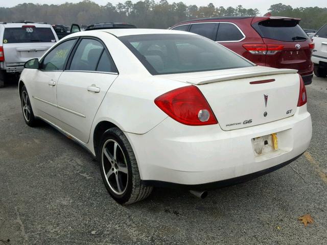 1G2ZH58N874185774 - 2007 PONTIAC G6 GT WHITE photo 3