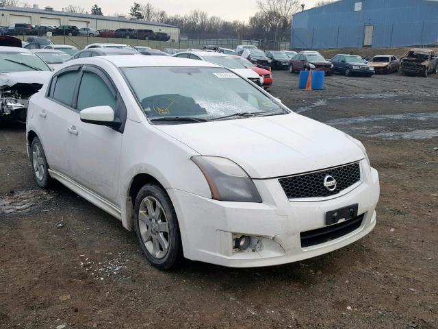 3N1AB6AP4CL759001 - 2012 NISSAN SENTRA 2.0 WHITE photo 1