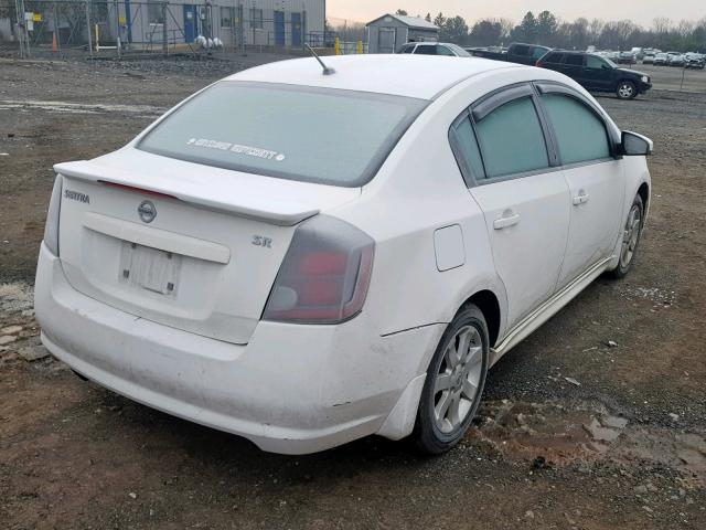 3N1AB6AP4CL759001 - 2012 NISSAN SENTRA 2.0 WHITE photo 4