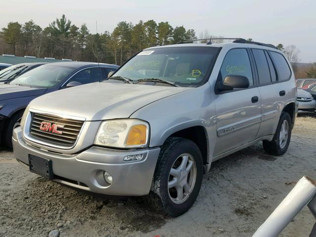 1GKDT13S142280974 - 2004 GMC ENVOY SILVER photo 2