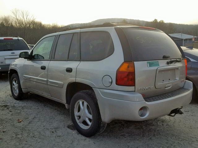 1GKDT13S142280974 - 2004 GMC ENVOY SILVER photo 3