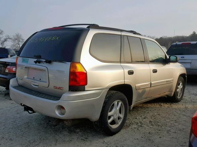 1GKDT13S142280974 - 2004 GMC ENVOY SILVER photo 4