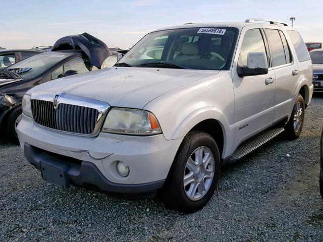 5LMEU88H74ZJ06197 - 2004 LINCOLN AVIATOR 白色 照片 2