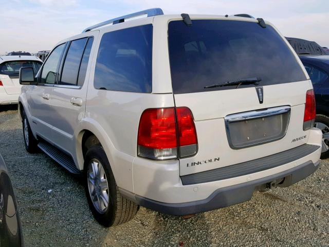 5LMEU88H74ZJ06197 - 2004 LINCOLN AVIATOR 白色 照片 3