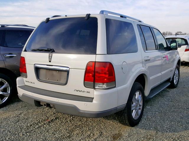 5LMEU88H74ZJ06197 - 2004 LINCOLN AVIATOR 白色 照片 4