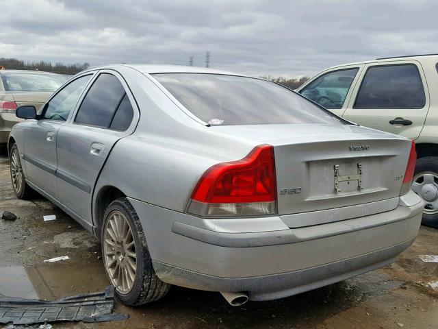 YV1RS59V242361702 - 2004 VOLVO S60 2.5T SILVER photo 3