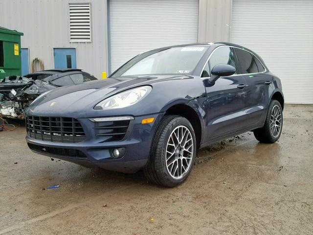 WP1AB2A59JLB32371 - 2018 PORSCHE MACAN S BLUE photo 2