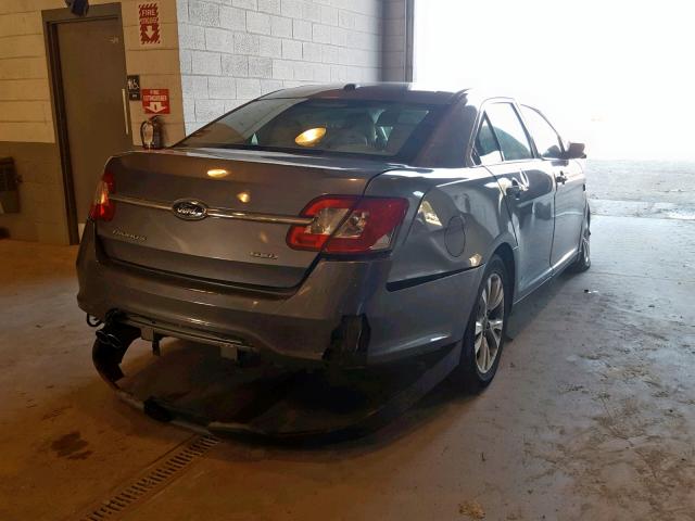 1FAHP2EW3CG110193 - 2012 FORD TAURUS SEL GRAY photo 4