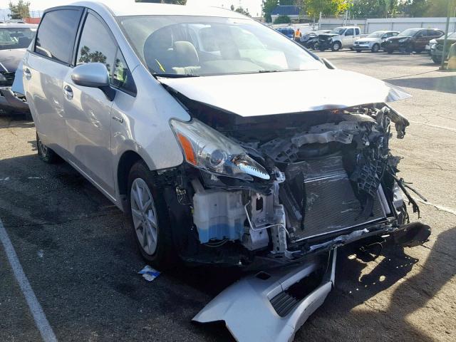 JTDZN3EU4C3040994 - 2012 TOYOTA PRIUS V SILVER photo 1