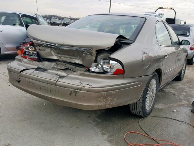 1MEFM50U54A602924 - 2004 MERCURY SABLE GS BEIGE photo 4