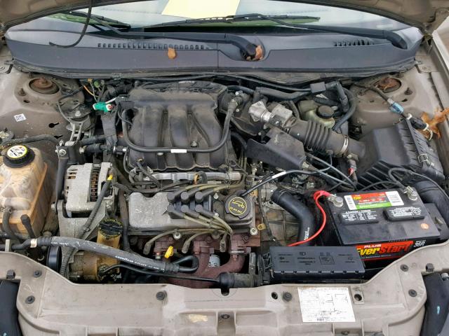 1MEFM50U54A602924 - 2004 MERCURY SABLE GS BEIGE photo 7