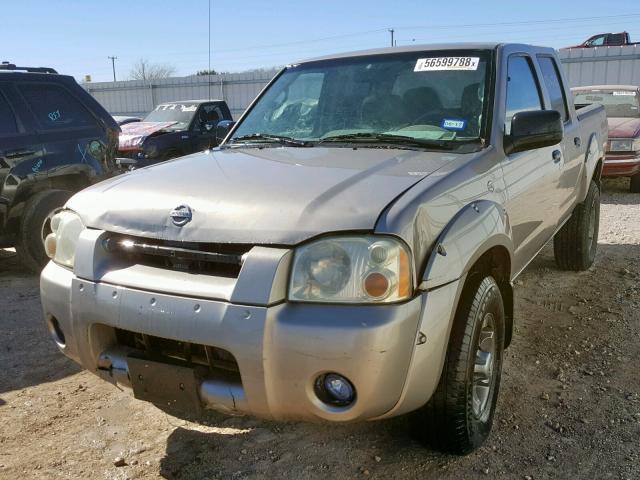 1N6ED27Y44C408567 - 2004 NISSAN FRONTIER C BEIGE photo 2