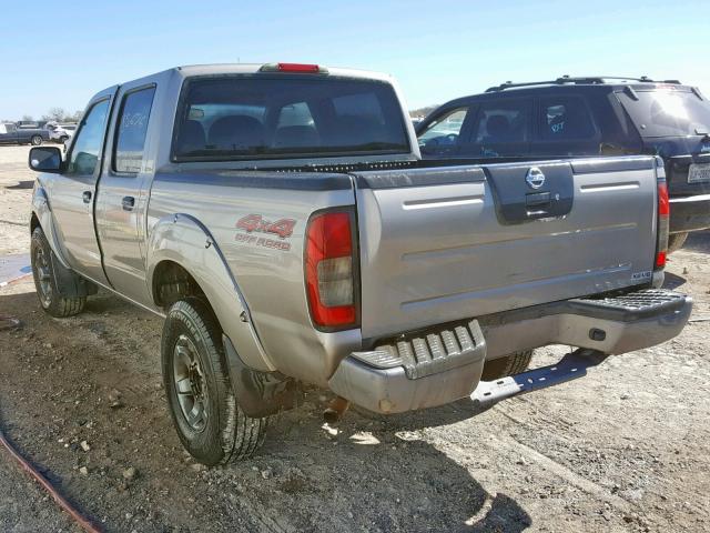 1N6ED27Y44C408567 - 2004 NISSAN FRONTIER C BEIGE photo 3