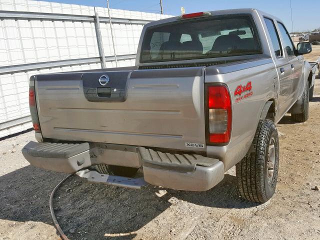 1N6ED27Y44C408567 - 2004 NISSAN FRONTIER C BEIGE photo 4