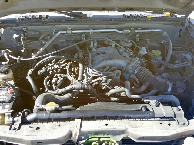 1N6ED27Y44C408567 - 2004 NISSAN FRONTIER C BEIGE photo 7