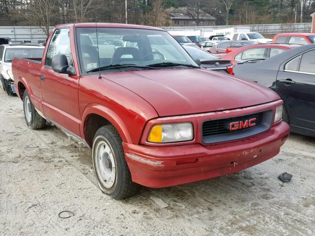 1GTCS1448VK505631 - 1997 GMC SONOMA RED photo 1