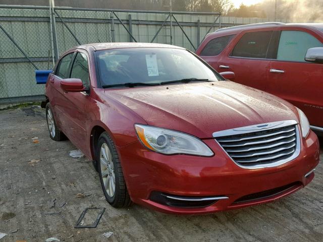 1C3CCBBB3DN732909 - 2013 CHRYSLER 200 TOURIN RED photo 1