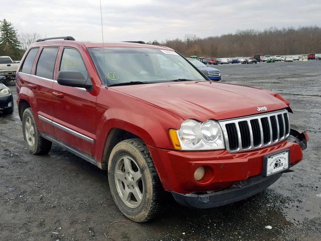 1J8HR582X5C614130 - 2005 JEEP GRAND CHER RED photo 1