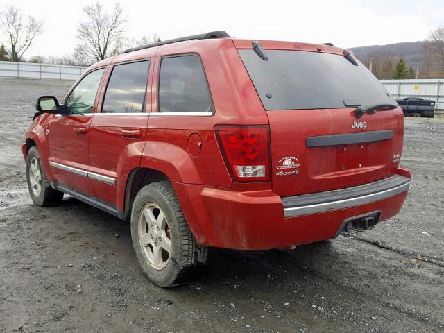 1J8HR582X5C614130 - 2005 JEEP GRAND CHER RED photo 3