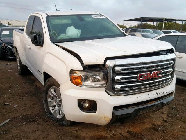 1GTH5BEA5F1210114 - 2015 GMC CANYON SLE WHITE photo 1