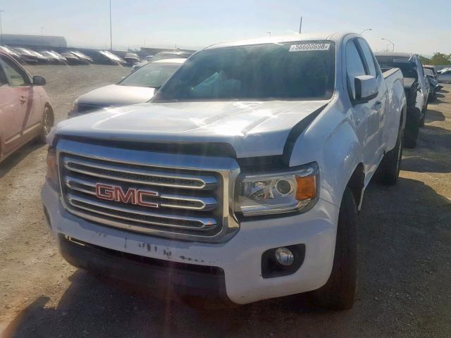 1GTH5BEA5F1210114 - 2015 GMC CANYON SLE WHITE photo 2