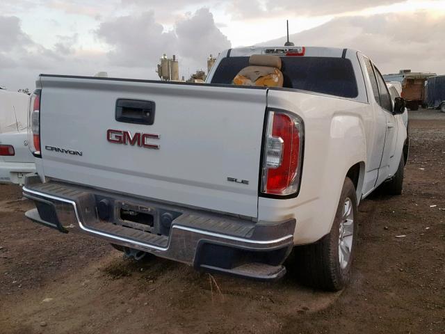 1GTH5BEA5F1210114 - 2015 GMC CANYON SLE WHITE photo 4