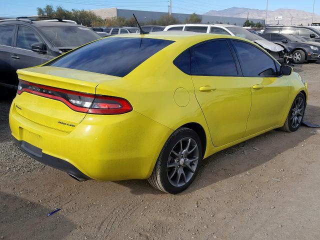 1C3CDFBAXDD103908 - 2013 DODGE DART SXT GREEN photo 4