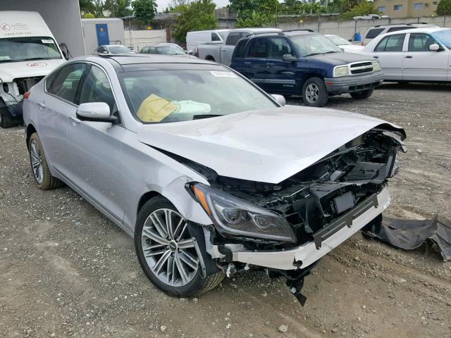 KMHGN4JE0JU255688 - 2018 GENESIS G80 BASE GRAY photo 1