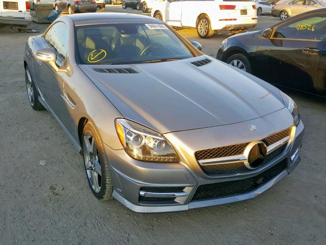 WDDPK4HA5FF107781 - 2015 MERCEDES-BENZ SLK 250 GRAY photo 1