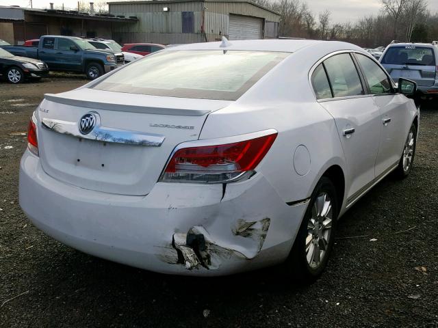 1G4GB5ER8CF219458 - 2012 BUICK LACROSSE C WHITE photo 4