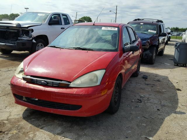 1FAFP33PX1W319166 - 2001 FORD FOCUS LX RED photo 2
